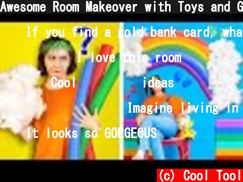 Awesome Room Makeover with Toys and Gadgets! *DIY Ideas for your room*  (c) Cool Tool