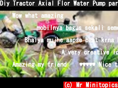 Diy Tractor Axial Flor Water Pump part 2 | diy tractor | water pump @KeepVilla  (c) Mr Minitopics