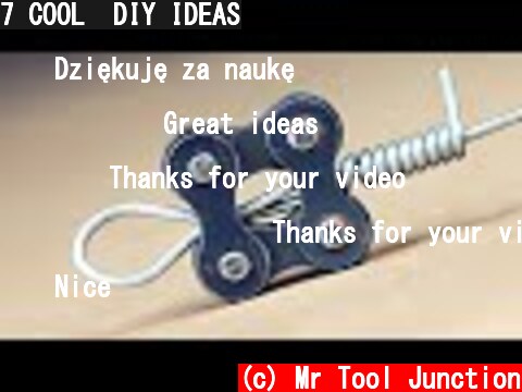 7 COOL  DIY IDEAS  (c) Mr Tool Junction