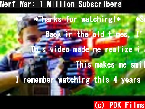 Nerf War: 1 Million Subscribers  (c) PDK Films