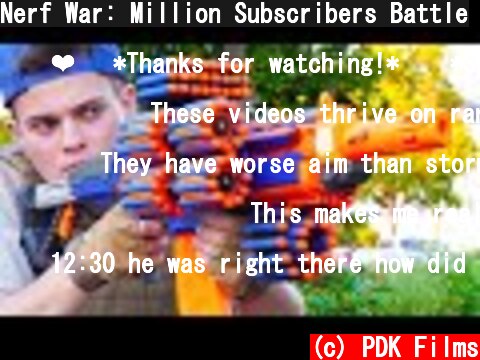 Nerf War: Million Subscribers Battle  (c) PDK Films
