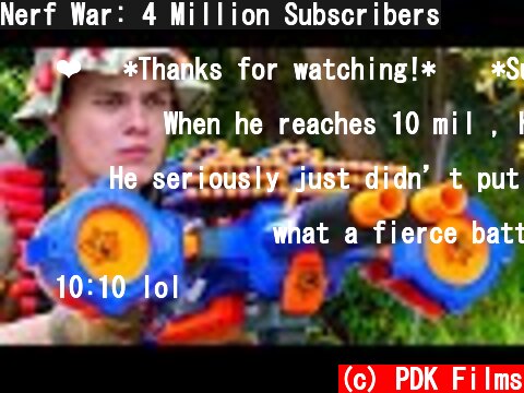 Nerf War: 4 Million Subscribers  (c) PDK Films