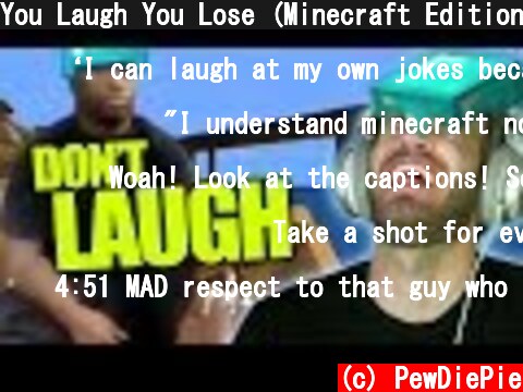 You Laugh You Lose (Minecraft Edition) YLYL #0063  (c) PewDiePie