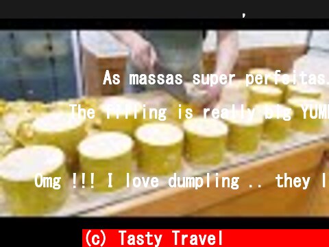 만두 장인의 칼로 자른 만두피, 손만두 달인, 의정부 조경제 만두쟁이,  Amazing Knife Cut Dumpling Skin Master, Korean Street Food  (c) Tasty Travel 맛있는 여행