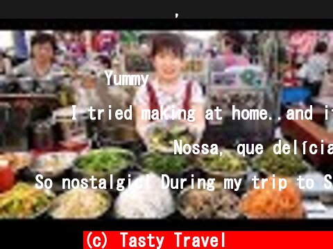 런닝맨 유재석 비빔밥, 광장시장 비빔밥 맛집, 목동 보리밥, Best Korean Food, Delicious vegetable bibimbap, Korean street food  (c) Tasty Travel 맛있는 여행