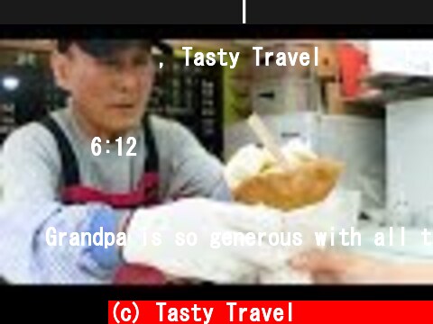 레전드 동대문 크레페 | 동대문 할아버지 크레페 | Papa's Crepes, Strawberry Banana Crepes, Korean street food, 4K  (c) Tasty Travel 맛있는 여행