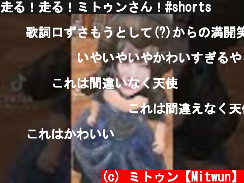 走る！走る！ミトゥンさん！#shorts  (c) ミトゥン【Mitwun】