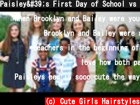 Paisley's First Day of School vs Brooklyn & Bailey's | Behind the Braids Ep.11  (c) Cute Girls Hairstyles