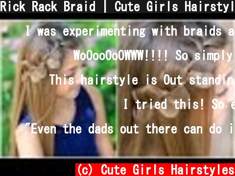 Rick Rack Braid | Cute Girls Hairstyles  (c) Cute Girls Hairstyles