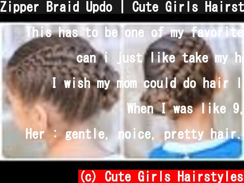 Zipper Braid Updo | Cute Girls Hairstyles  (c) Cute Girls Hairstyles