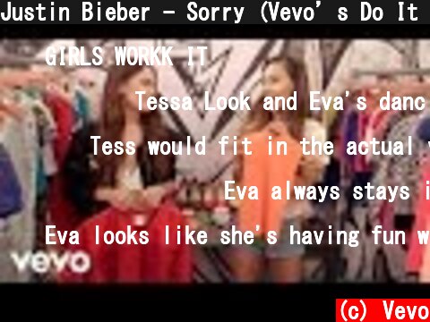 Justin Bieber - Sorry (Vevo’s Do It YourSelfie)  (c) Vevo