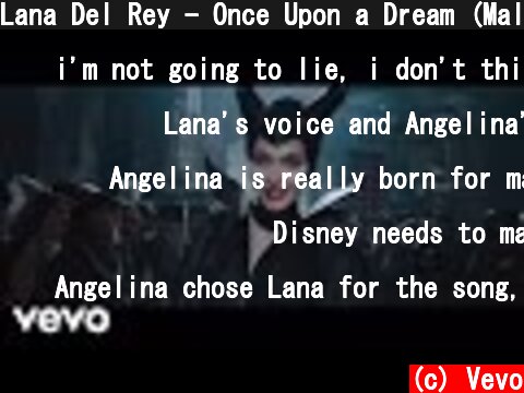 Lana Del Rey - Once Upon a Dream (Maleficent "Dream" Trailer)  (c) Vevo