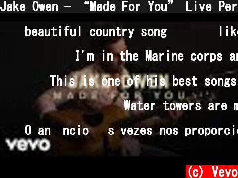 Jake Owen - “Made For You” Live Performance | Vevo  (c) Vevo