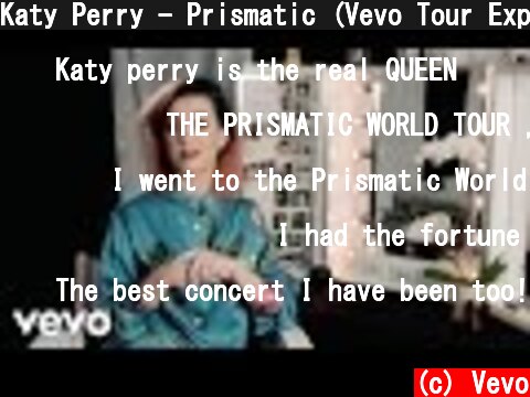 Katy Perry - Prismatic (Vevo Tour Exposed)  (c) Vevo