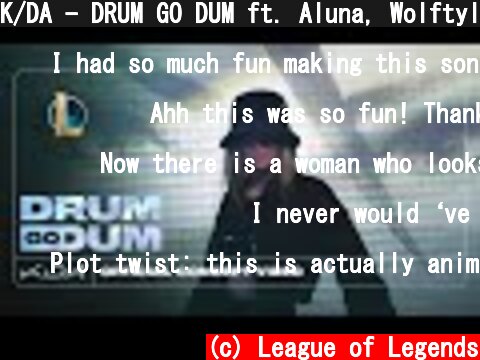K/DA - DRUM GO DUM ft. Aluna, Wolftyla, Bekuh BOOM (Official Concept Video - Starring Bailey Sok)  (c) League of Legends