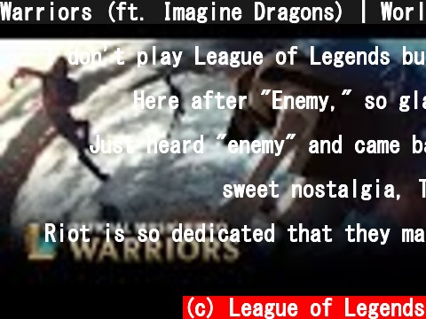 Warriors (ft. Imagine Dragons) | Worlds 2014 - League of Legends  (c) League of Legends