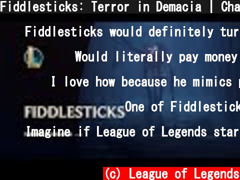 Fiddlesticks: Terror in Demacia | Champion Update Trailer - League of Legends  (c) League of Legends