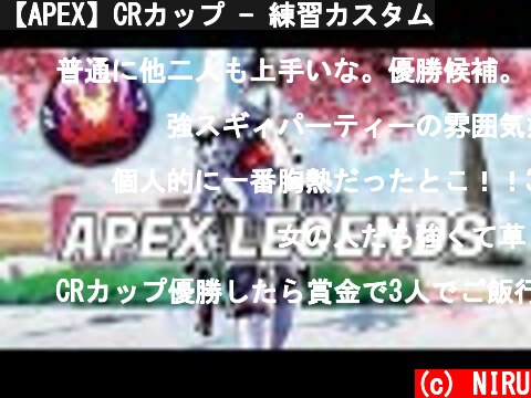 【APEX】CRカップ - 練習カスタム  (c) NIRU