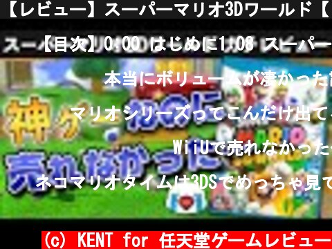 【レビュー】スーパーマリオ3Dワールド【フューリーワールド発売記念】  (c) KENT for 任天堂ゲームレビュー