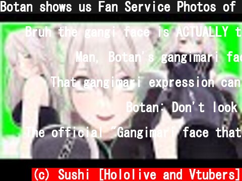 Botan shows us Fan Service Photos of her【Hololive/Eng sub】  (c) Sushi [Hololive and Vtubers]