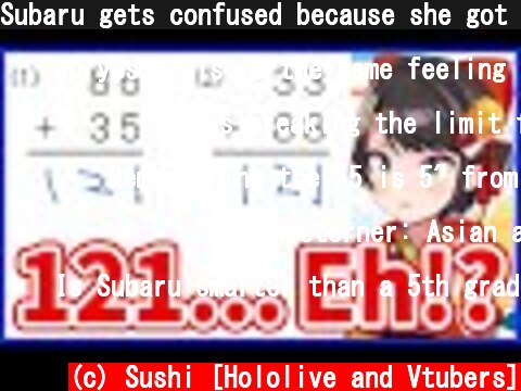 Subaru gets confused because she got same the answer twice then panics【Hololive/Eng sub】  (c) Sushi [Hololive and Vtubers]