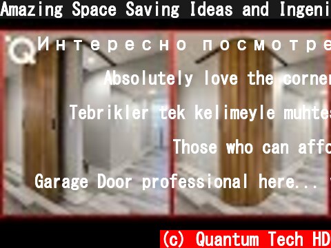 Amazing Space Saving Ideas and Ingenious Home Designs ▶2  (c) Quantum Tech HD