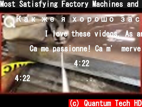 Most Satisfying Factory Machines and Ingenious Tools ▶9  (c) Quantum Tech HD