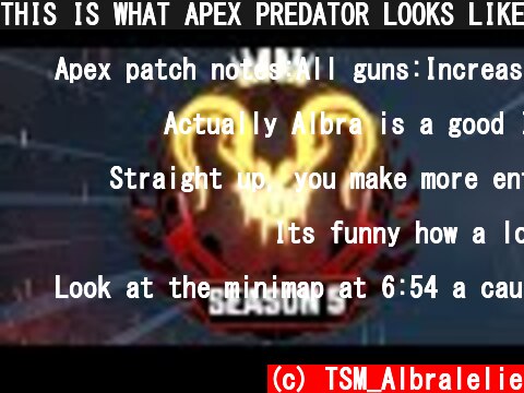 THIS IS WHAT APEX PREDATOR LOOKS LIKE IN SEASON 5! | Albralelie  (c) TSM_Albralelie