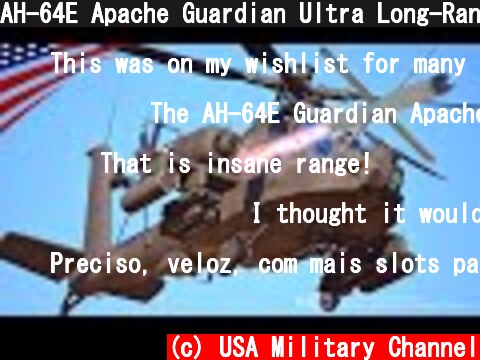 AH-64E Apache Guardian Ultra Long-Range Missile Test-Fire  (c) USA Military Channel