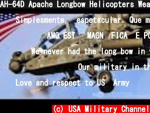 AH-64D Apache Longbow Helicopters Weapons Load & Gunnery  (c) USA Military Channel