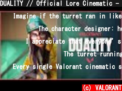 DUALITY // Official Lore Cinematic - VALORANT  (c) VALORANT
