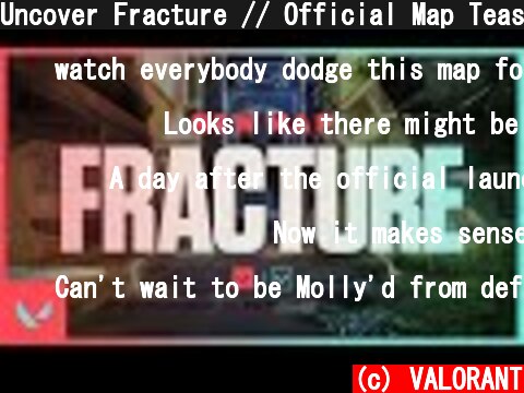 Uncover Fracture // Official Map Teaser - VALORANT  (c) VALORANT