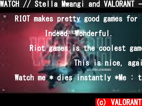 WATCH // Stella Mwangi and VALORANT - Official Audio  (c) VALORANT