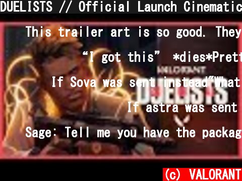 DUELISTS // Official Launch Cinematic Trailer - VALORANT  (c) VALORANT