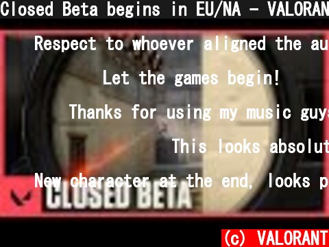 Closed Beta begins in EU/NA - VALORANT  (c) VALORANT