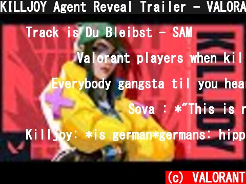 KILLJOY Agent Reveal Trailer - VALORANT  (c) VALORANT