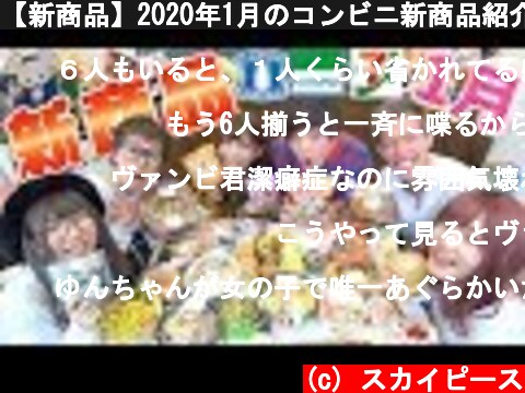 【新商品】2020年1月のコンビニ新商品紹介【青ラブ / ヴァンゆん】  (c) スカイピース