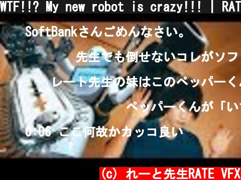 WTF!!? My new robot is crazy!!! | RATE  (c) れーと先生RATE VFX