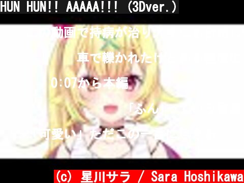 HUN HUN!! AAAAA!!! (3Dver.)  (c) 星川サラ / Sara Hoshikawa
