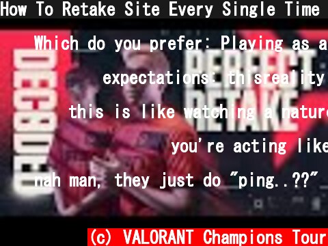 How To Retake Site Every Single Time | DECODED - VALORANT Guide  (c) VALORANT Champions Tour