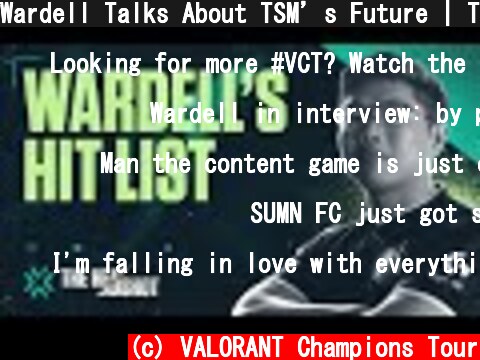 Wardell Talks About TSM’s Future | The Headshot  (c) VALORANT Champions Tour