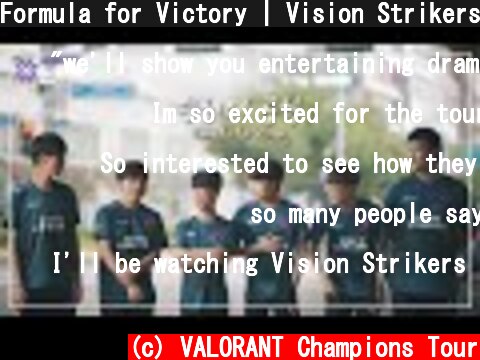 Formula for Victory | Vision Strikers 09.09 | VALORANT Masters Berlin  (c) VALORANT Champions Tour