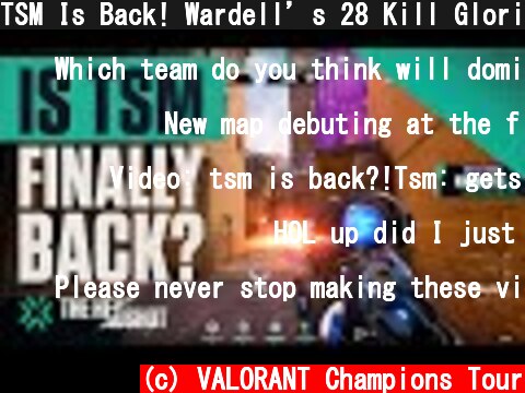 TSM Is Back! Wardell’s 28 Kill Glorious Victory | The Headshot  (c) VALORANT Champions Tour
