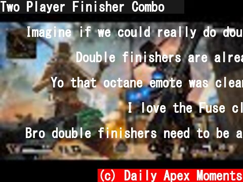 Two Player Finisher Combo 😲  (c) Daily Apex Moments