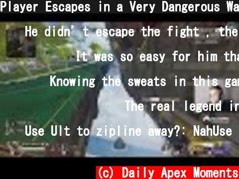 Player Escapes in a Very Dangerous Way  (c) Daily Apex Moments