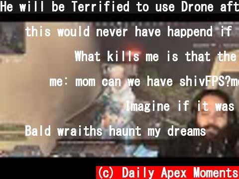 He will be Terrified to use Drone after this.. 😂  (c) Daily Apex Moments