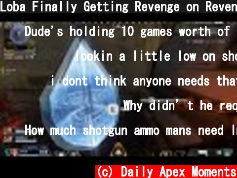 Loba Finally Getting Revenge on Revenant.. 😂  (c) Daily Apex Moments