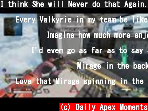 I think She will Never do that Again.. 😂😂  (c) Daily Apex Moments