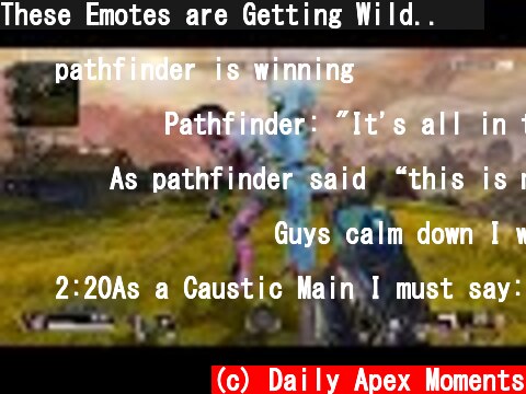 These Emotes are Getting Wild.. 😂  (c) Daily Apex Moments