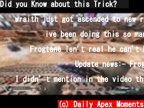 Did you Know about this Trick? 😲  (c) Daily Apex Moments